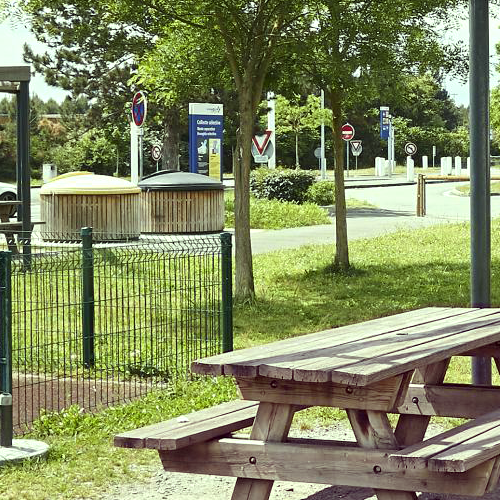 Aire de repos sur autoroutes Recyclage des eaux grises pour aire de repos d'autoroute